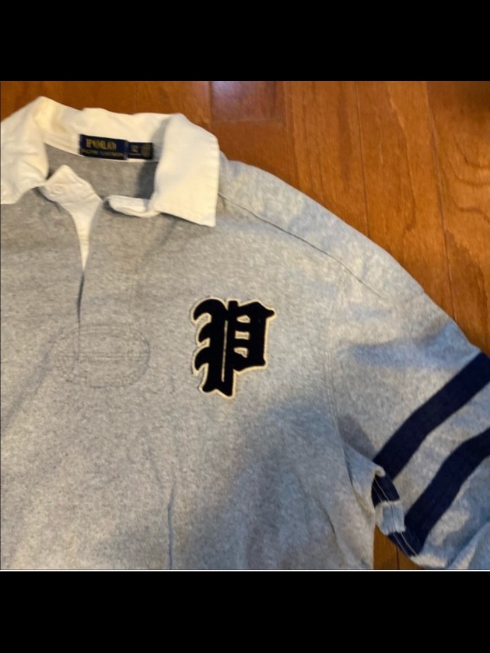 Vintage Gothic P Rugby Polo Ralph Lauren Size 4xlt Hard To Find Size - Picture 3 of 9